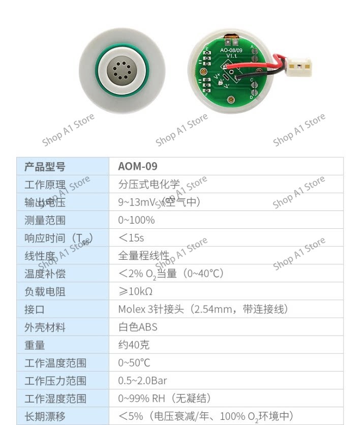 AOM-09 산소 센서는 ITG M-09 산소 셀 산소 - Oxygen Sensor Cell Replacement 리뷰 및 가격