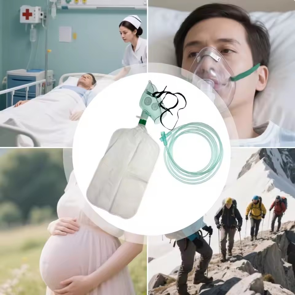 일회용 성인용 고농도 산소 마스크 (튜브 포함) 비재호 - Oxygen Mask Reservoir Bag Adult 리뷰 및 가격