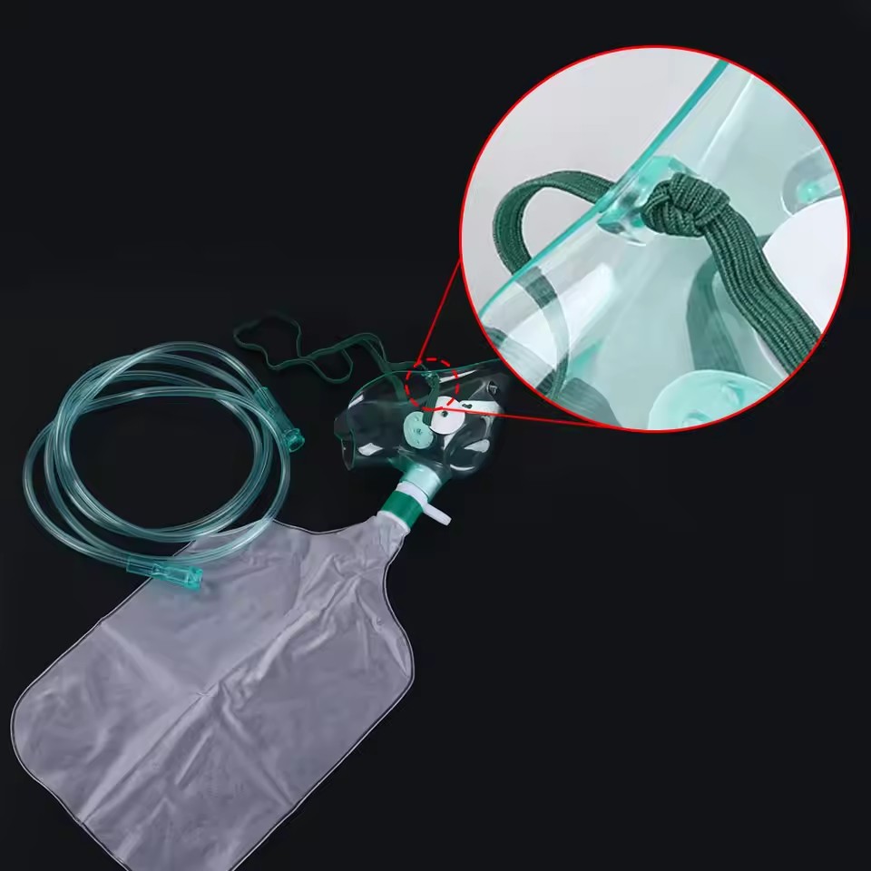 일회용 성인용 고농도 산소 마스크 (튜브 포함) 비재호 - Oxygen Mask Reservoir Bag Adult 리뷰 및 가격