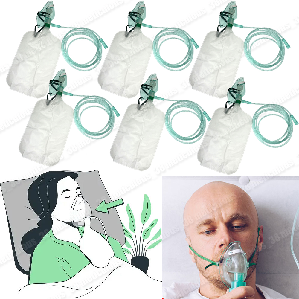 5-20개입 일회용 성인용 고농도 비재호흡 산소 마스크 - Oxygen Mask Reservoir Bag Adult 리뷰 및 가격
