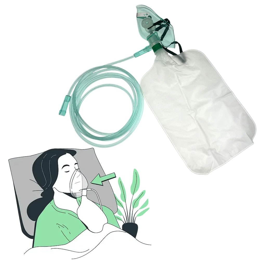 5-20개입 일회용 성인용 고농도 비재호흡 산소 마스크 - Oxygen Mask Reservoir Bag Adult 리뷰 및 가격