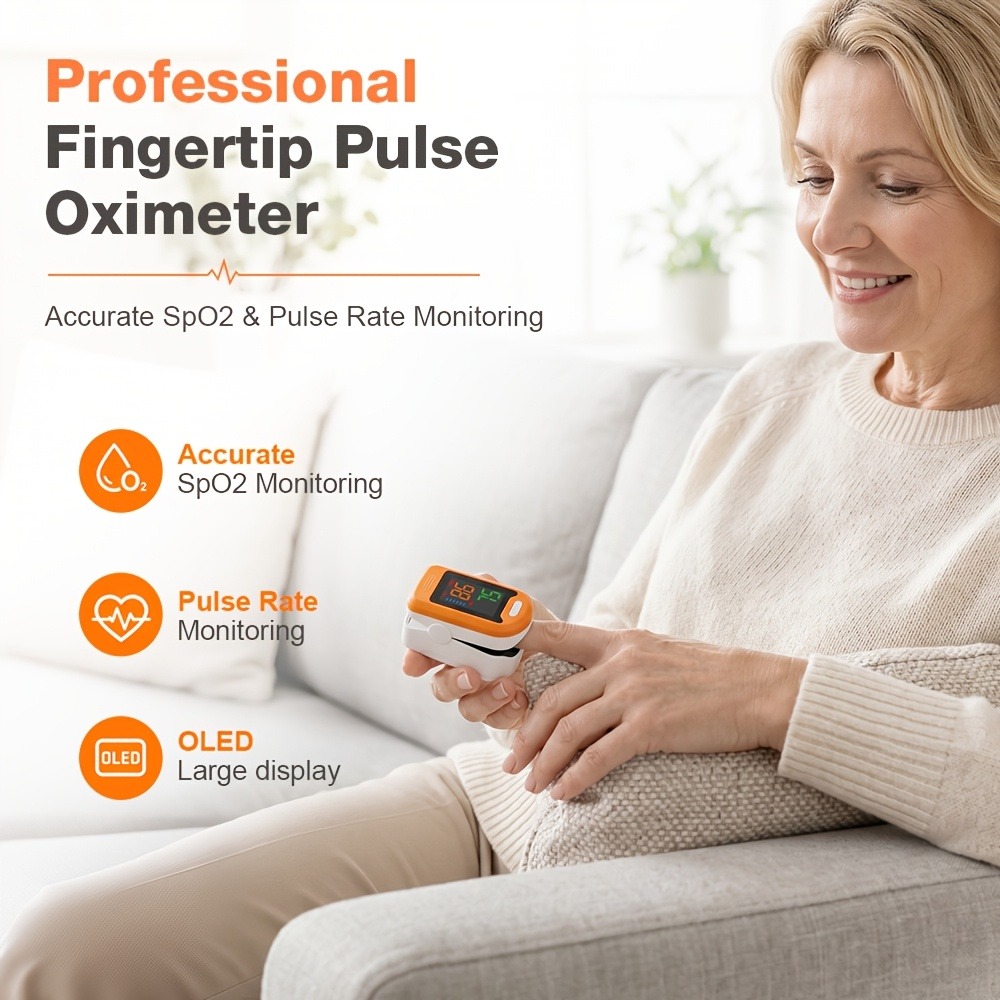 손가락 끝 맥박 산소 측정기 SpO2 모니터(맥박수 디 - Oxygen Saturation Monitor Fingertip 리뷰 및 가격