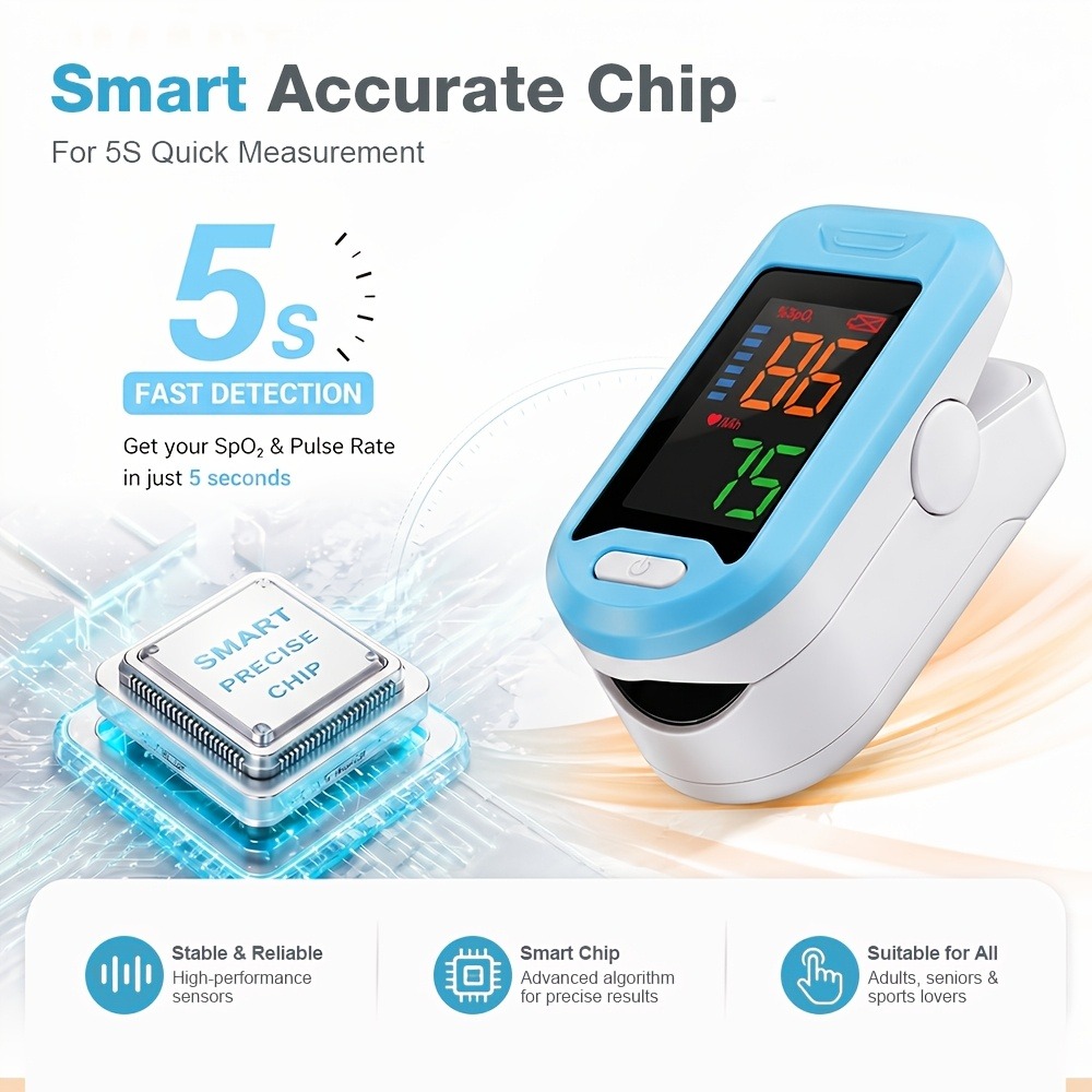손가락 끝 맥박 산소 측정기 SpO2 모니터(맥박수 디 - Oxygen Saturation Monitor Fingertip 리뷰 및 가격