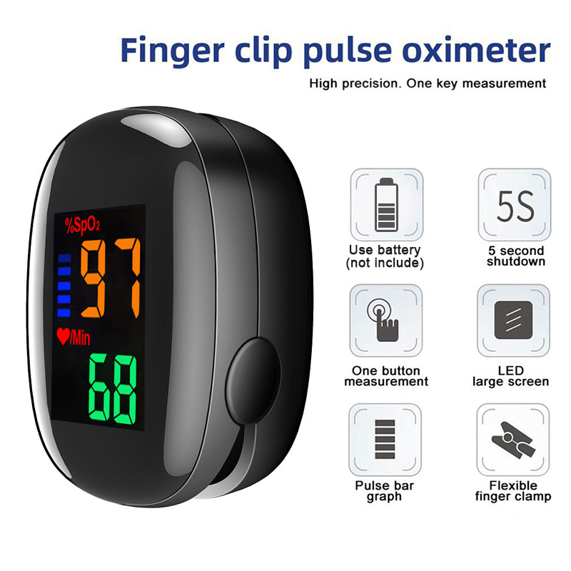 손가락 끝 맥박 산소 측정기 휴대용 4색 혈중 산소 포 - Oxygen Saturation Monitor Fingertip 리뷰 및 가격