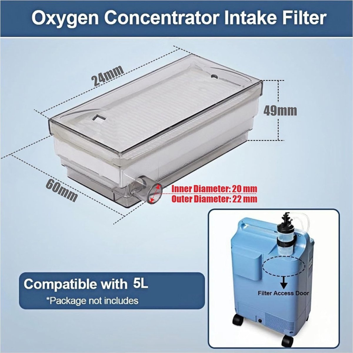 A56K 산소 농축기 흡입 필터 5L, O2 발생기 기 - Oxygen Concentrator Filter Intake 리뷰 및 가격