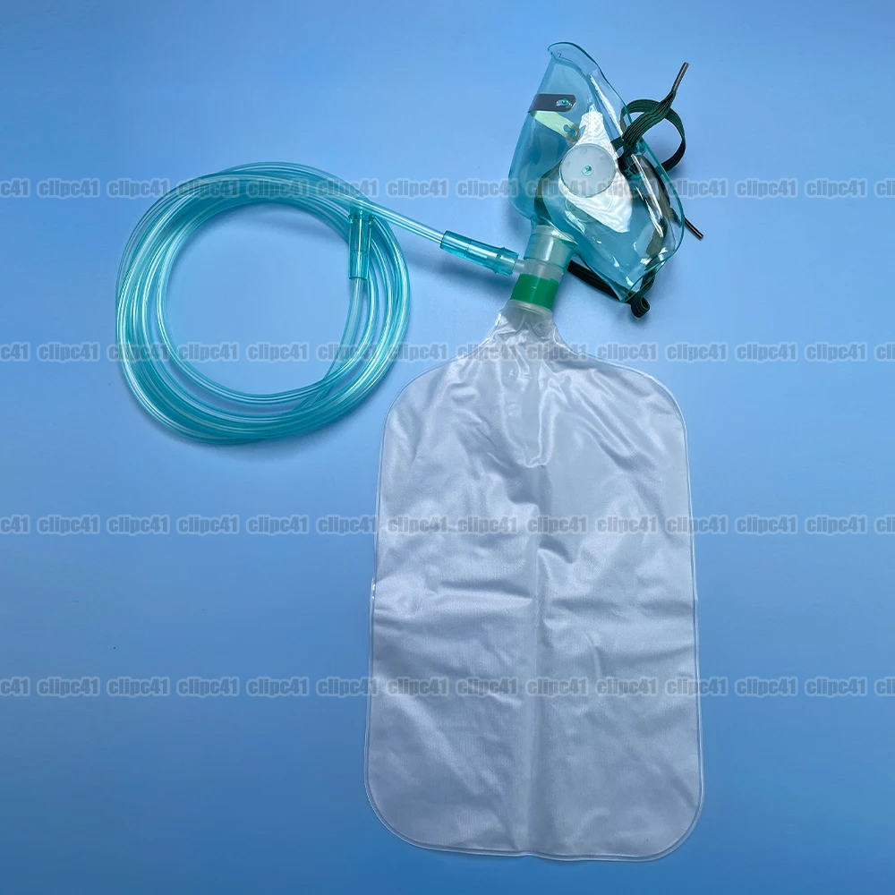 1-10개 성인용 고농도 산소 마스크(튜브 포함) -  - Oxygen Mask Reservoir Bag Adult 리뷰 및 가격
