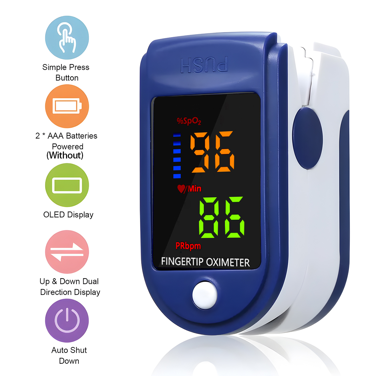 손가락 끝 맥박 산소 농도계 SPO2 혈액 산소 포화도 - Oxygen Saturation Monitor Fingertip 리뷰 및 가격