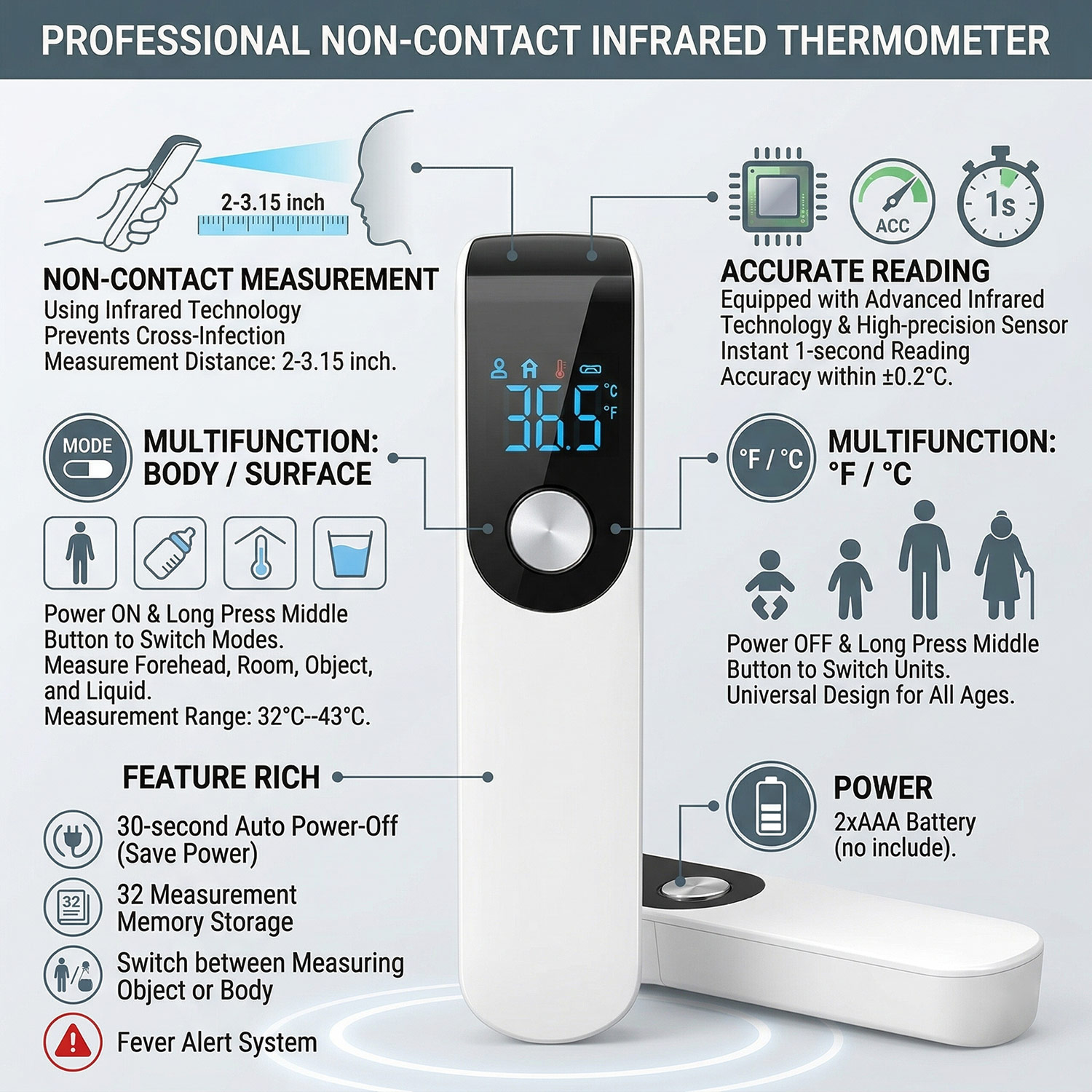 의료용 이마 체온계, 손가락 끝 맥박 산소 측정기, 혈 - Oxygen Saturation Monitor Fingertip 리뷰 및 가격