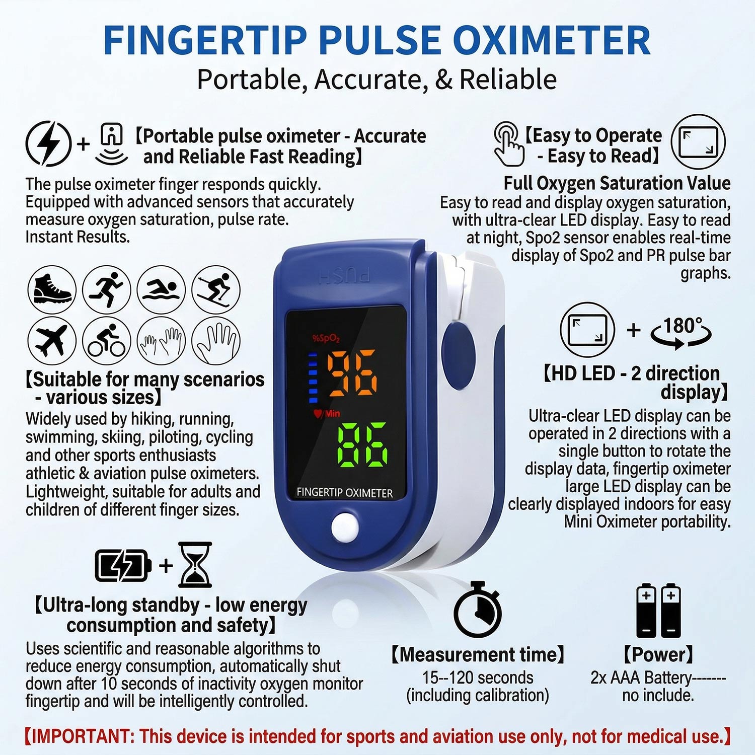 의료용 이마 체온계, 손가락 끝 맥박 산소 측정기, 혈 - Oxygen Saturation Monitor Fingertip 리뷰 및 가격